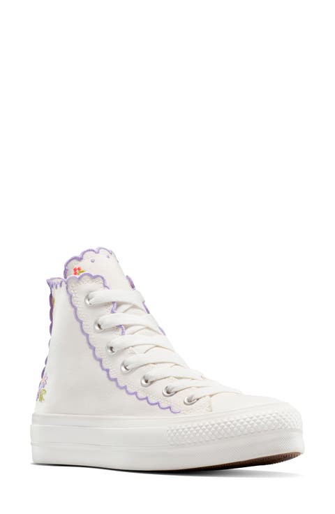 Chuck Taylor® All Star® Embroidered Lift High Top Platform Sneaker (Women)