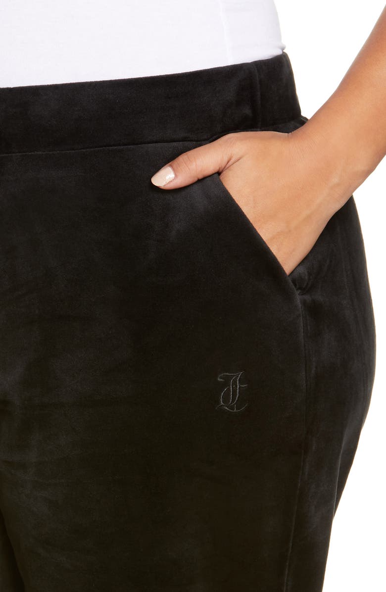 Juicy Couture Velour Joggers, Alternate, color, 