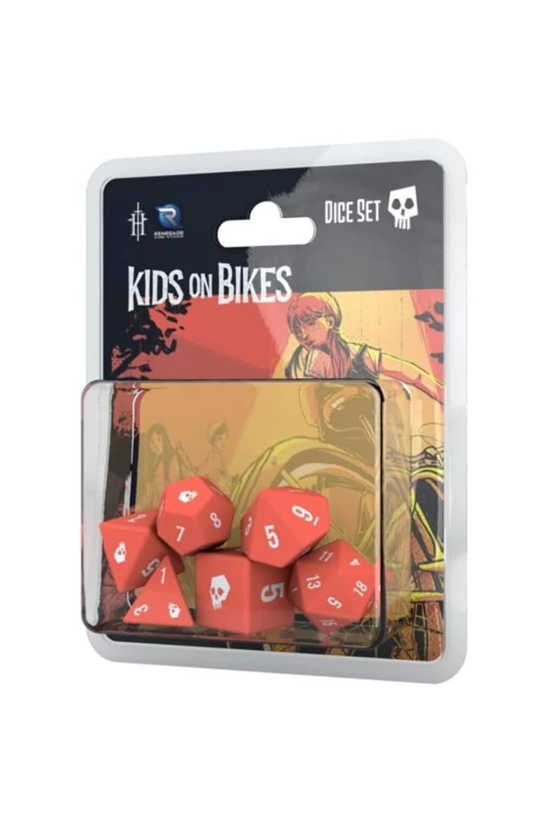 Kids on Bikes RPG Dice Set, Main, color, Orange
