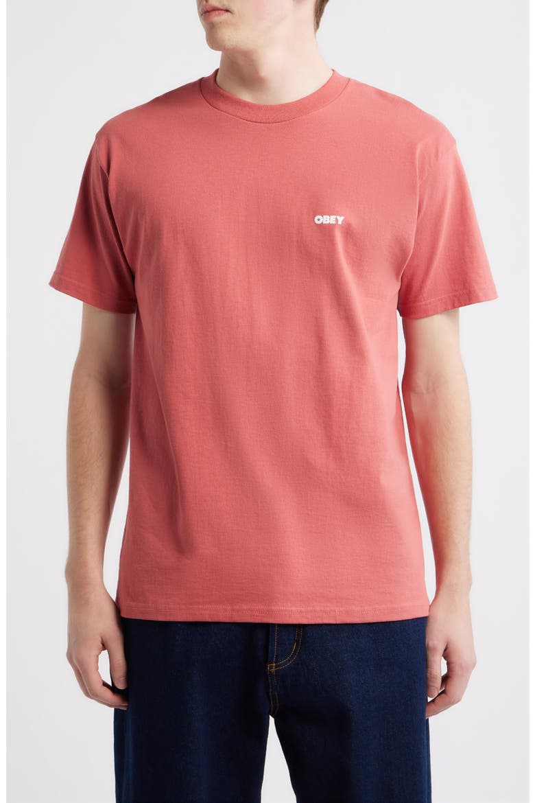 Wrong Path Graphic T-Shirt, Main, color, MINERAL RED