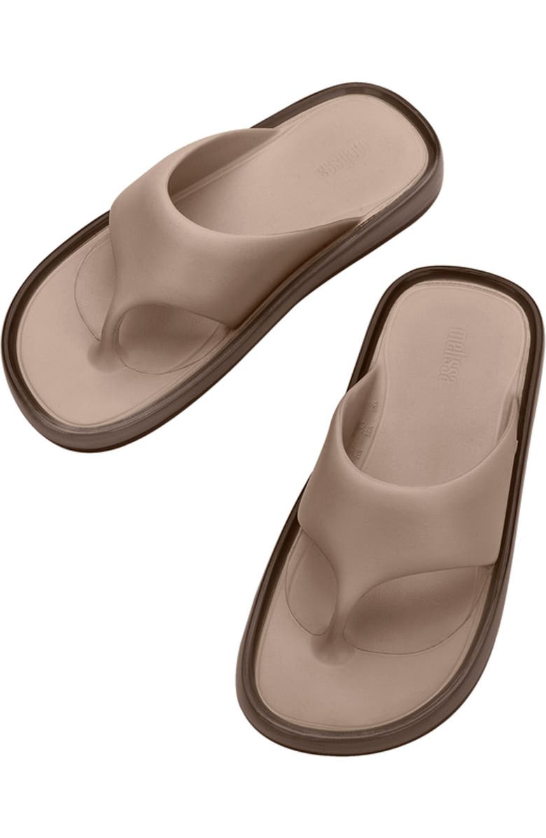 Melissa Float Flip Flop, Alternate, color, Beige