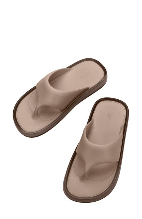 Melissa Float Jelly Thong Sandal In Beige, Women's At Urban Outfitters In Beige
