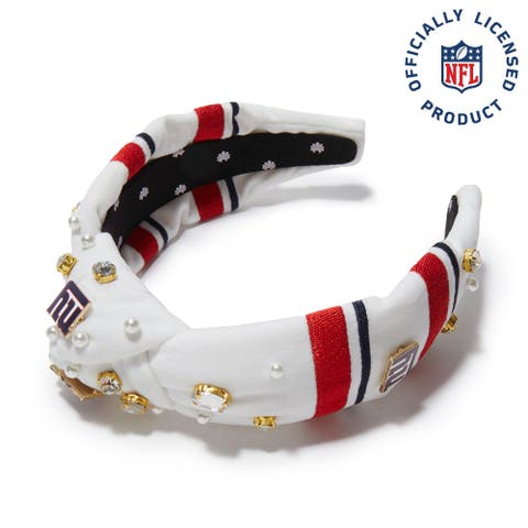 New York Giants Embellished Knotted Headband