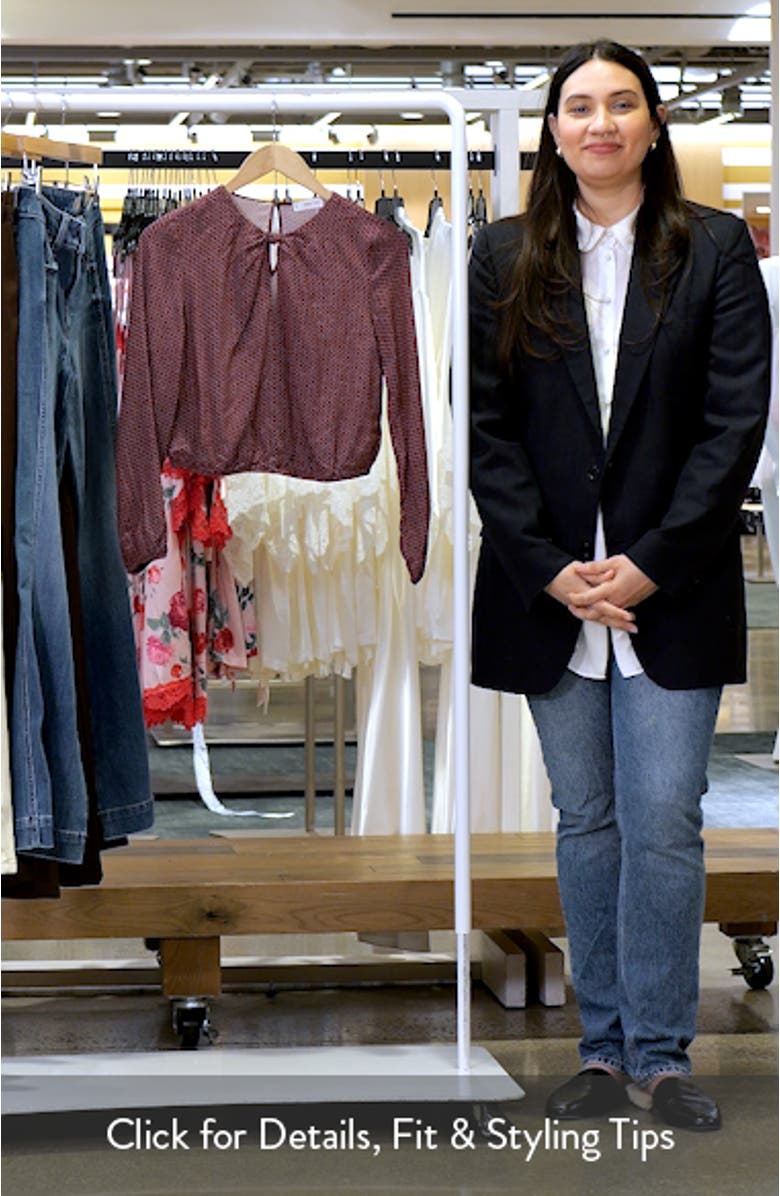 Knotted Puff Sleeve Top, sales video thumbnail