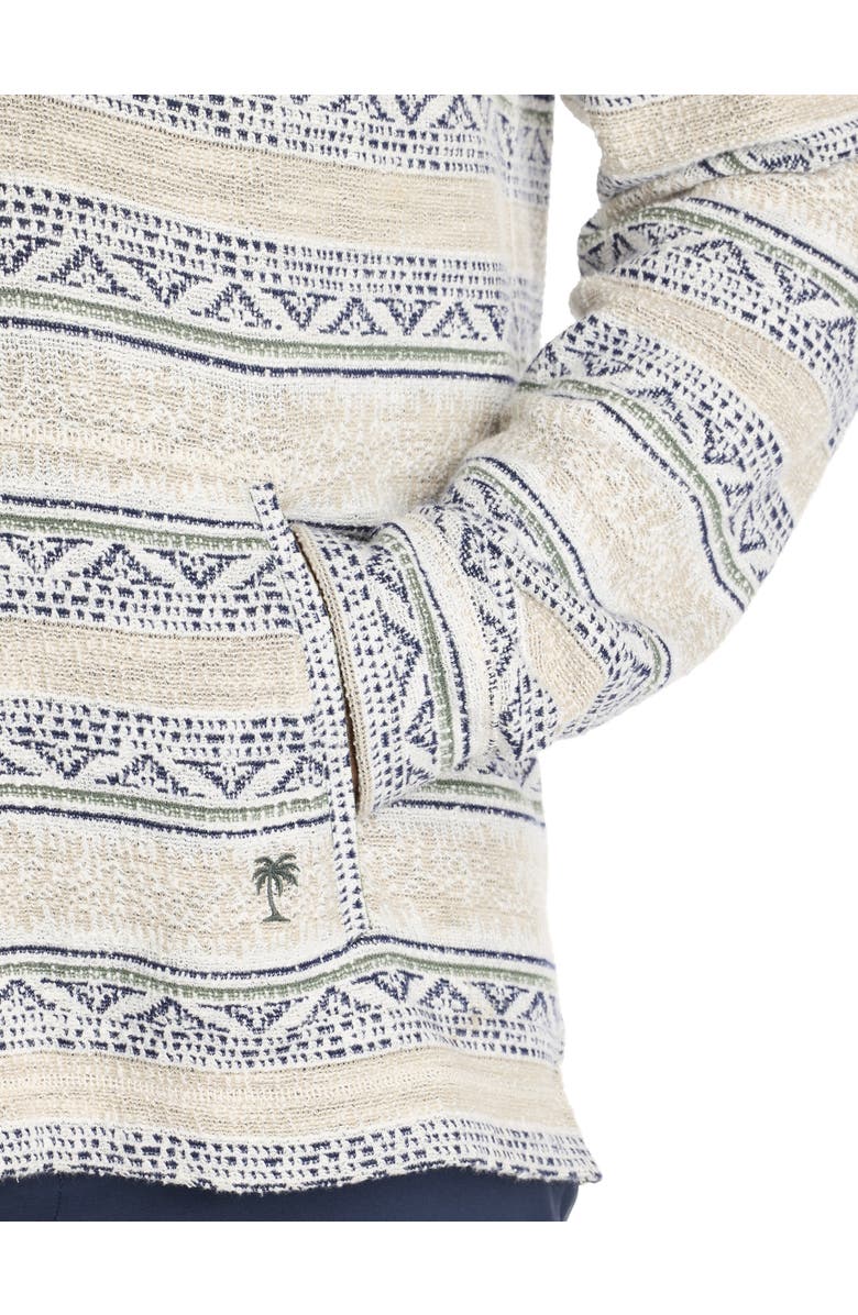 Tommy Bahama Big & Tall Golden Sands Baja Hoodie, Alternate, color, Coconut