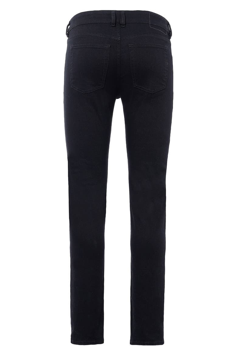 Sleenker Skinny Jeans, Alternate, color, BLACK/DENI