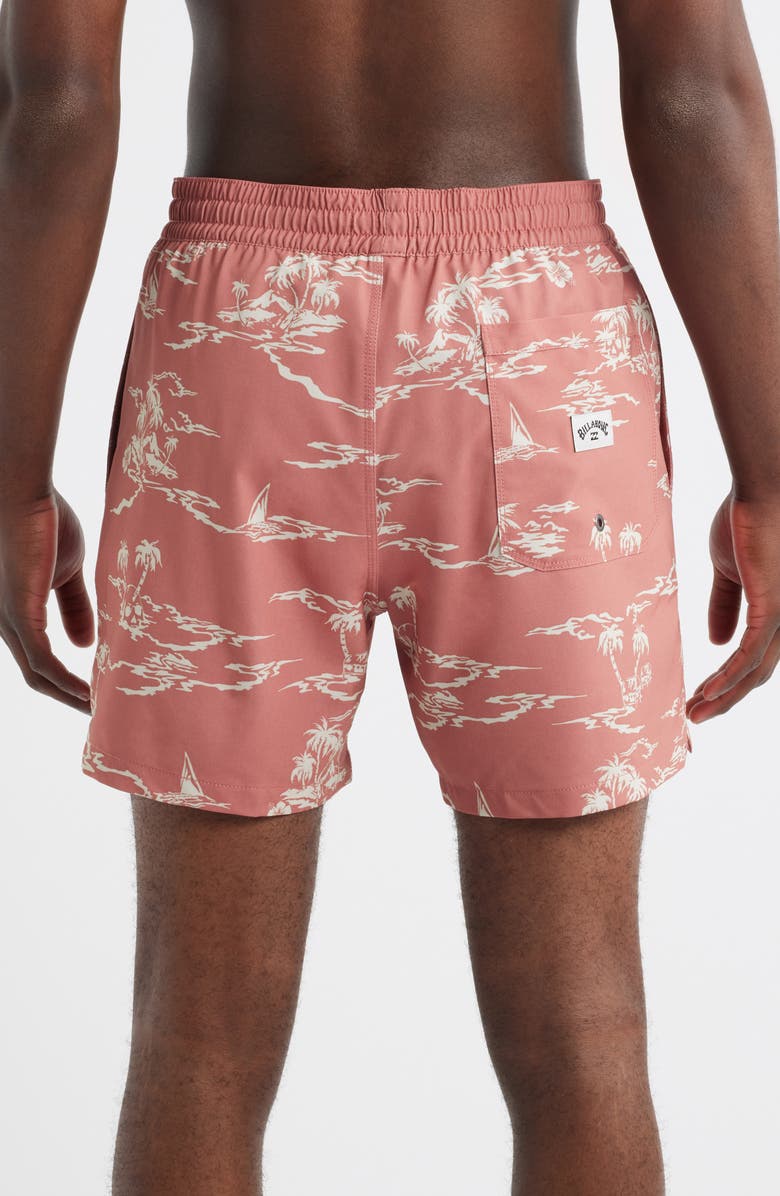 Billabong Lineup Layback Swim Trunks, Alternate, color, Dark Moon