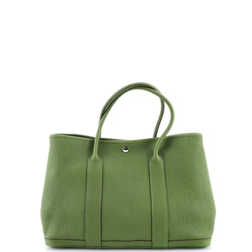 Pre-owned Hermes  Hermes Garden Party Tote Leather 36