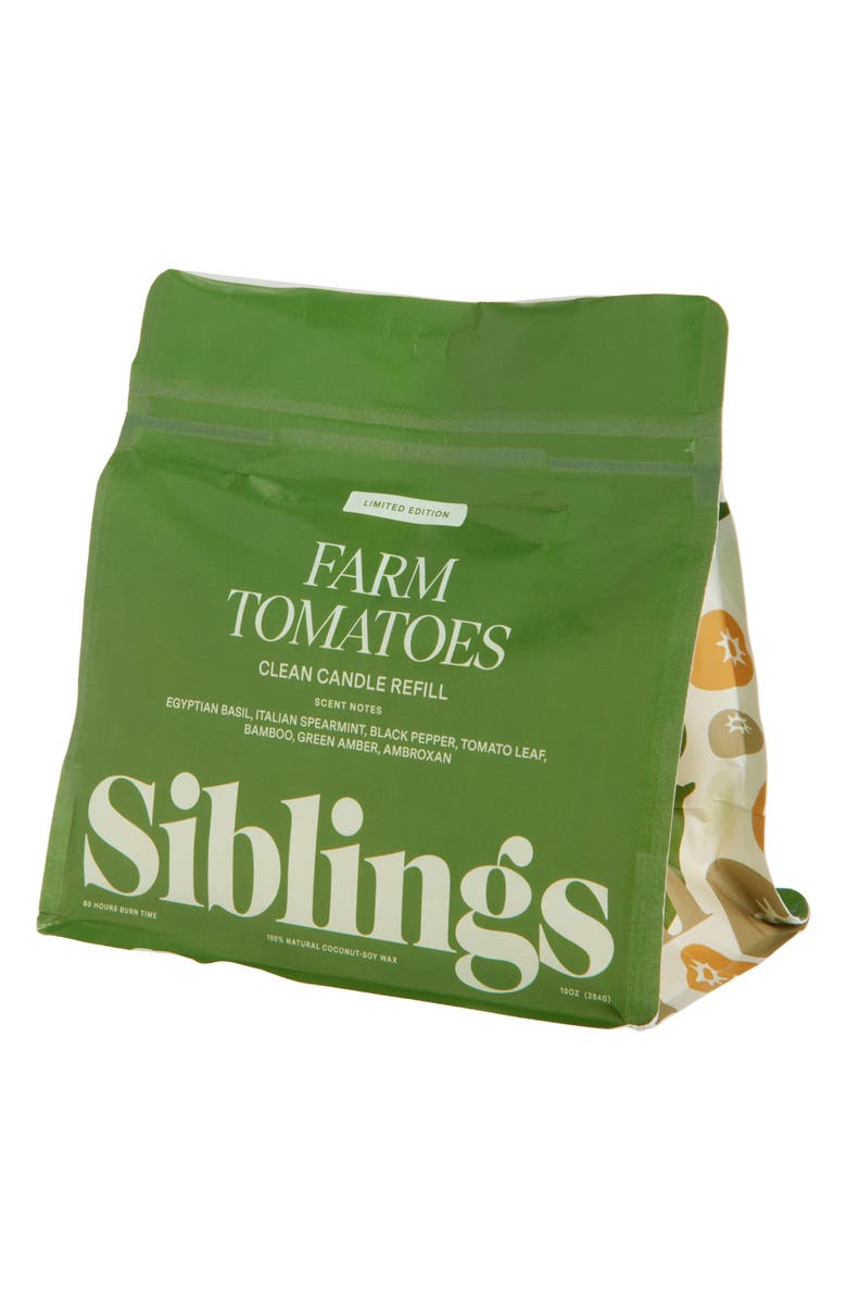 SIBLINGS Farm Tomatoes Candle Refill, Main, color, White