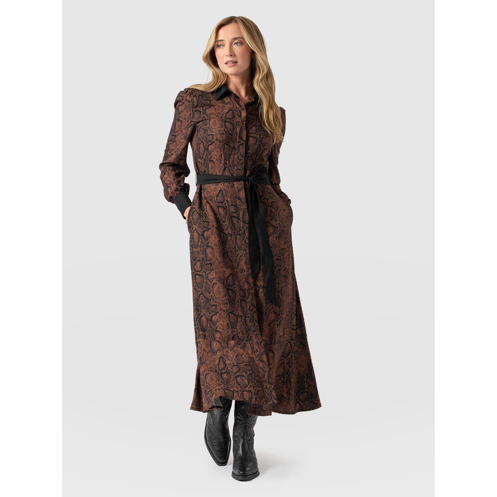 Saint And Sofia Saint + Sofia Jacqueline Shirt Dress
