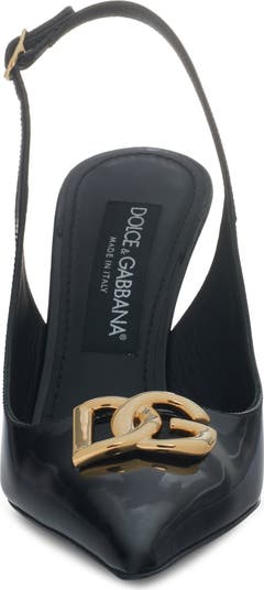 Dolce&Gabbana Lollo Pointed Toe Slingback Pump (Women