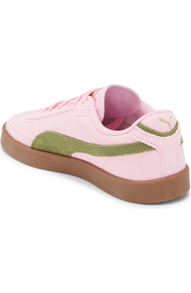 PUMA Club II Era Sneaker, Alternate, color, Pink Shimmer/ Olive Green