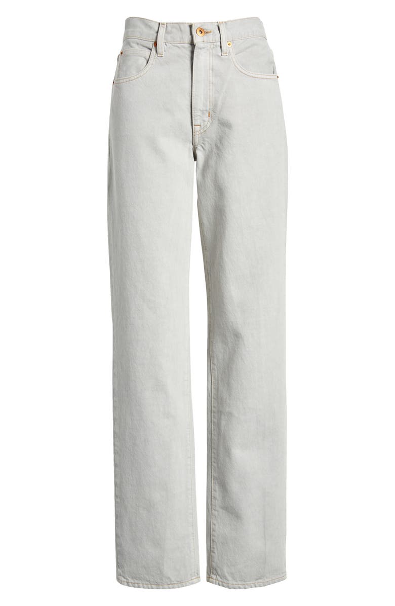 SLVRLAKE Sophie High Waist Relaxed Straight Leg Jeans, Alternate, color, 