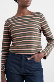 Seasalt Cornwall Sailor Stripe Organic Cotton Top
