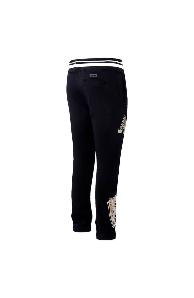 PRO STANDARD Men's Pro Standard Black Army Black Knights Script Tail Fleece Sweatpants, Alternate, color, Black