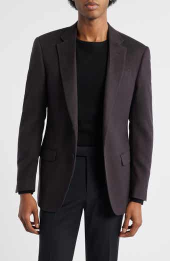 Emporio Armani Dark Brown Cashmere Blazer