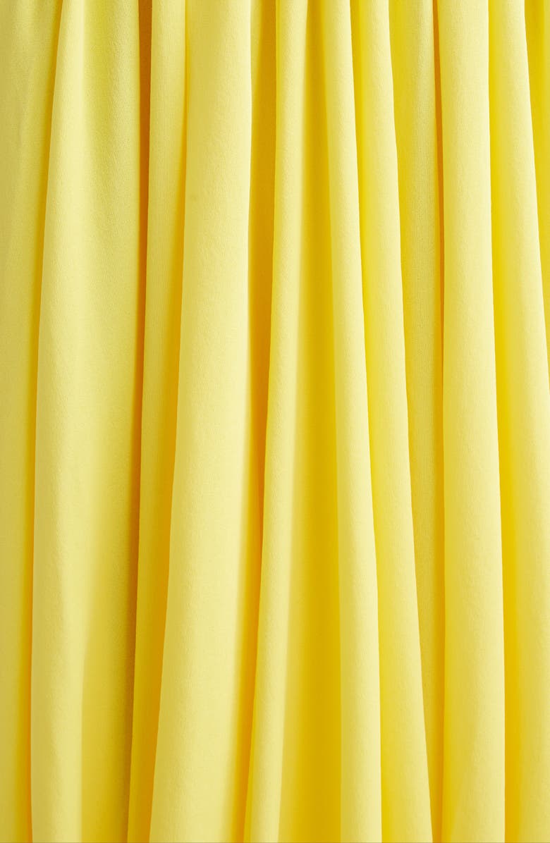 Jacquemus The Abiha Gathered Drop Waist Dress, Alternate, color, Yellow