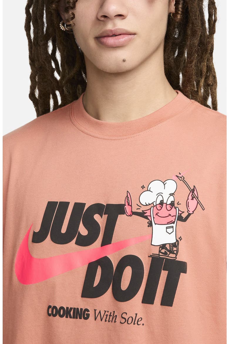 Max90 Cooking with Sole Graphic T-Shirt, Alternate, color, TERRA BLUSH