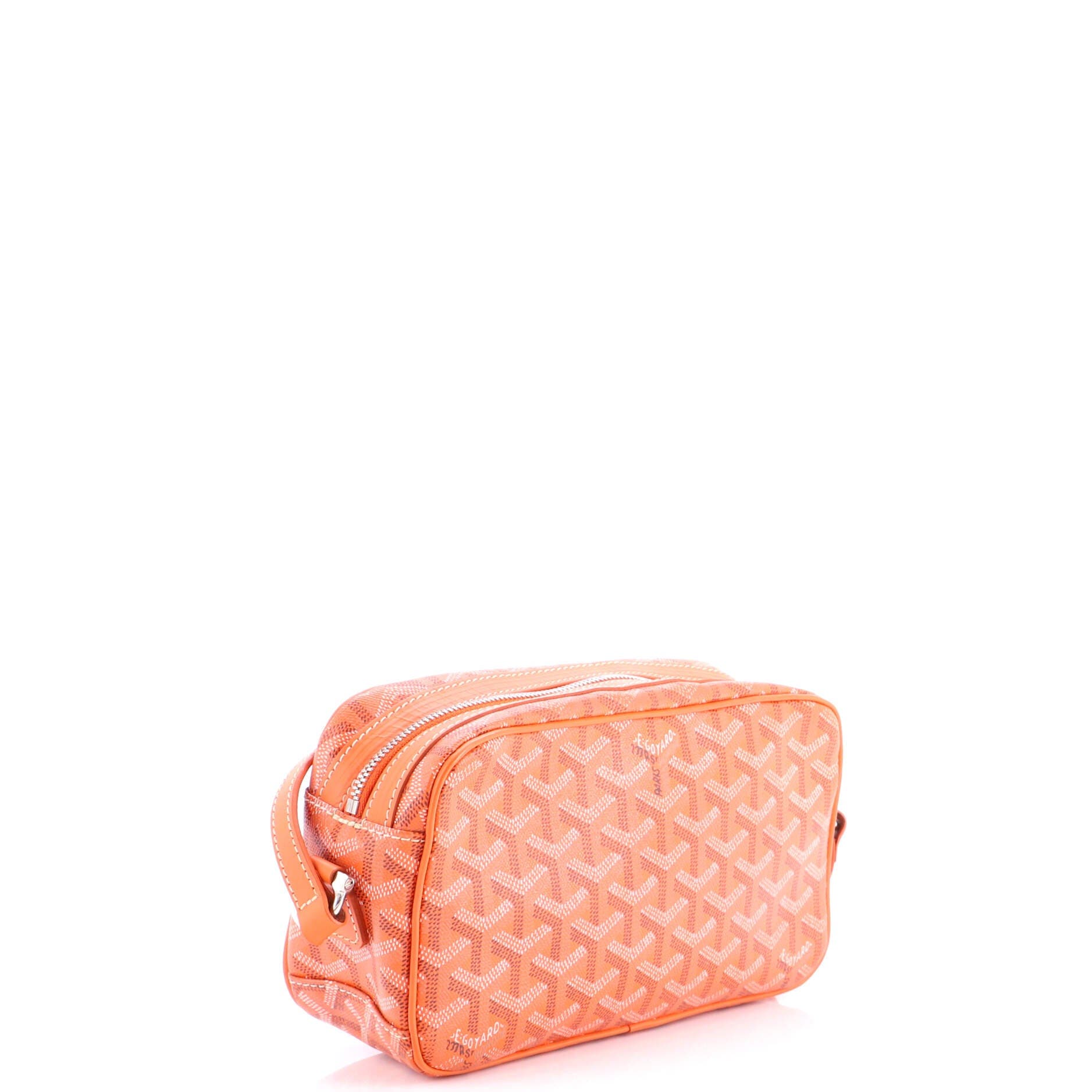 Pre-Owned Goyard Cap Vert Bag Coated Canvas, Alternate, color, Orange