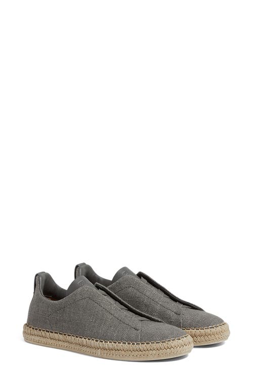 Zegna Canvas Triple Stitch Espadrilles