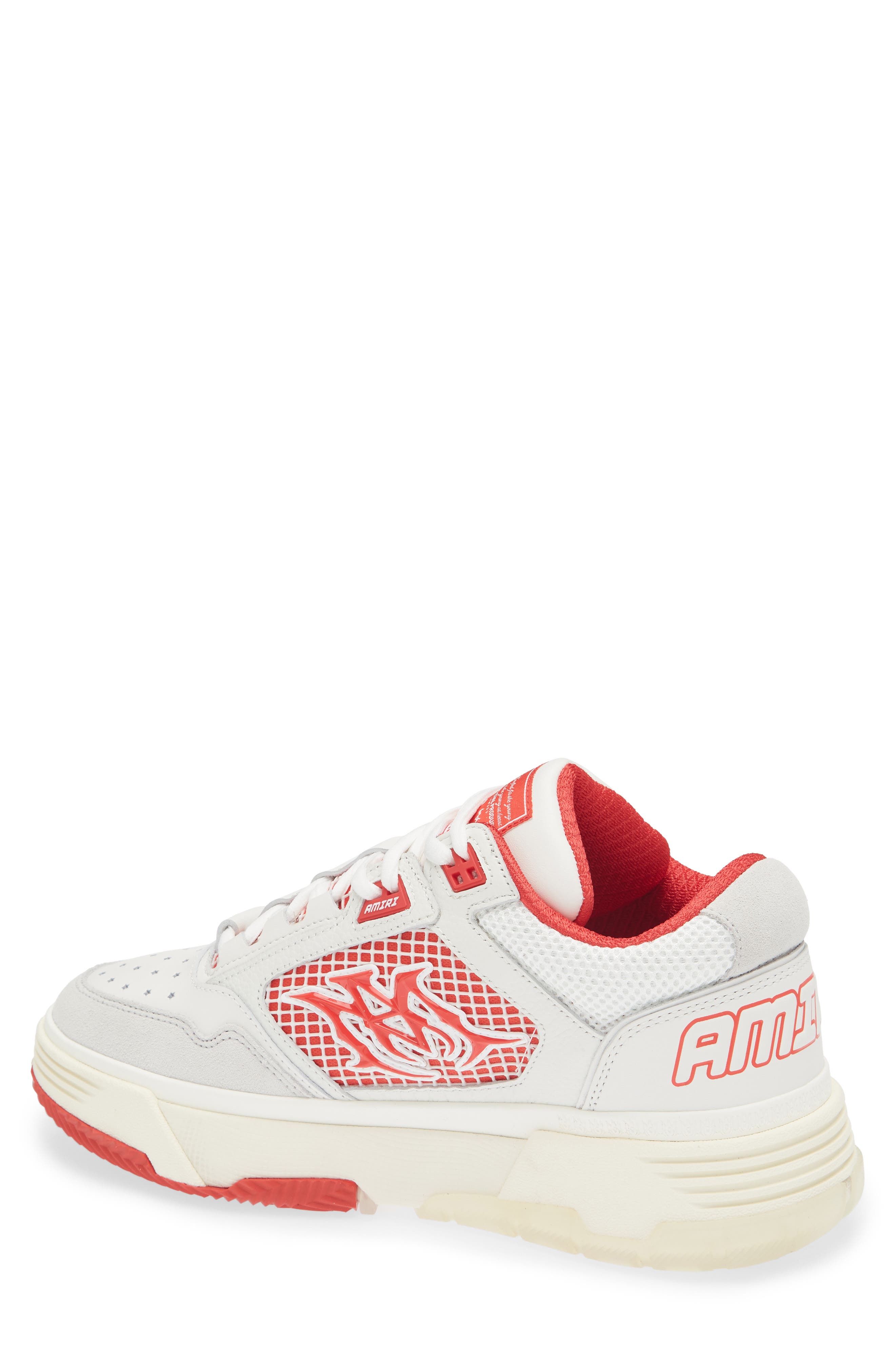 MA-94 Low Top Platform Sneaker, Alternate, color, WHITE RED