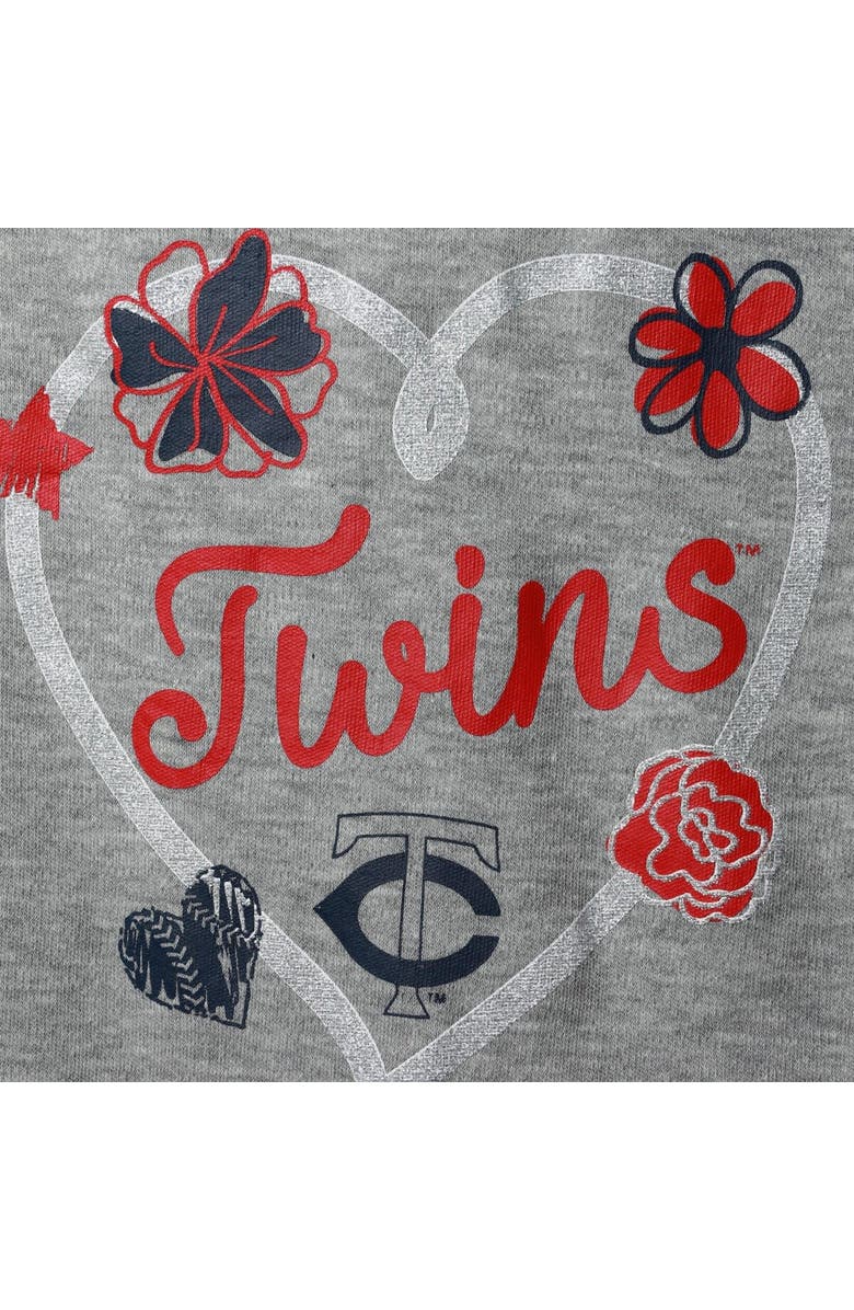 Outerstuff Infant Navy/Red/Gray Minnesota Twins Batter Up 3-Pack Bodysuit Set, Alternate, color, Navy