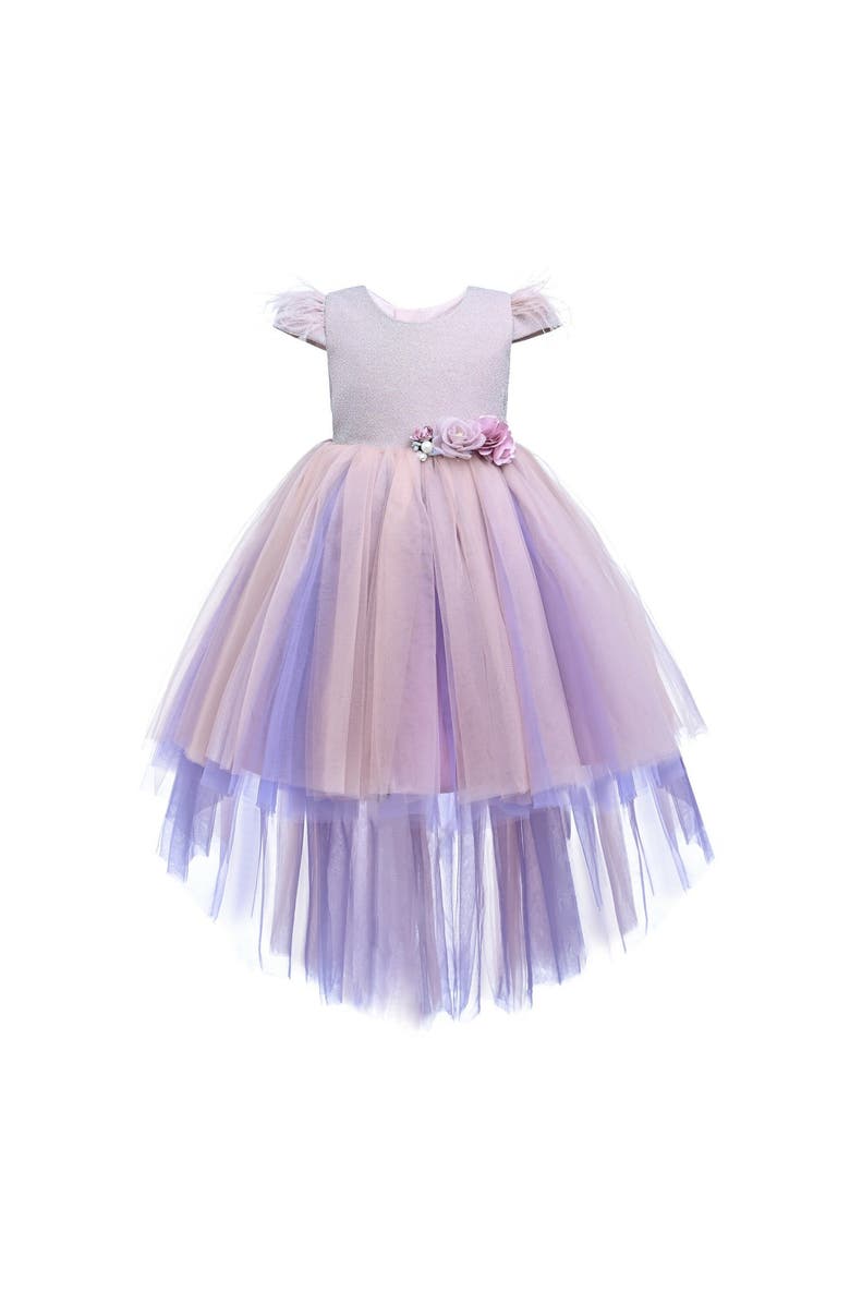 Tulleen Abinante Dress, Main, color, Purple