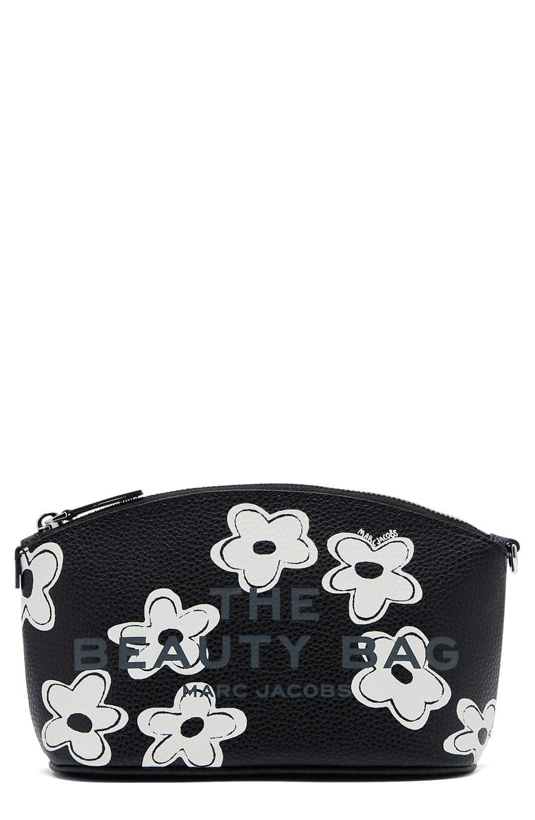 Marc Jacobs The Daisy Leather Beauty Bag, Main, color, 