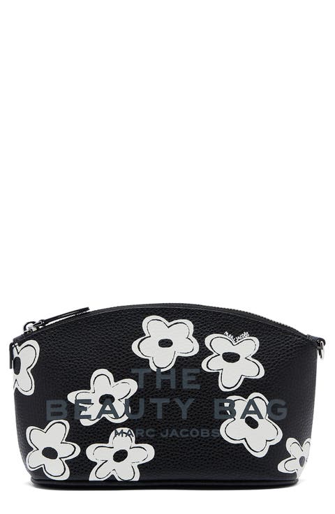 The Daisy Leather Beauty Bag