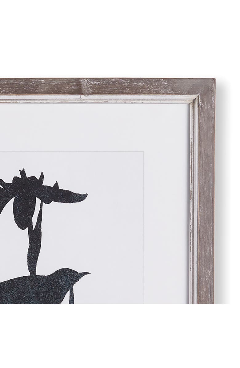 Napa Home & Garden Bird Silhouette Prints Set of 4, Alternate, color, Black