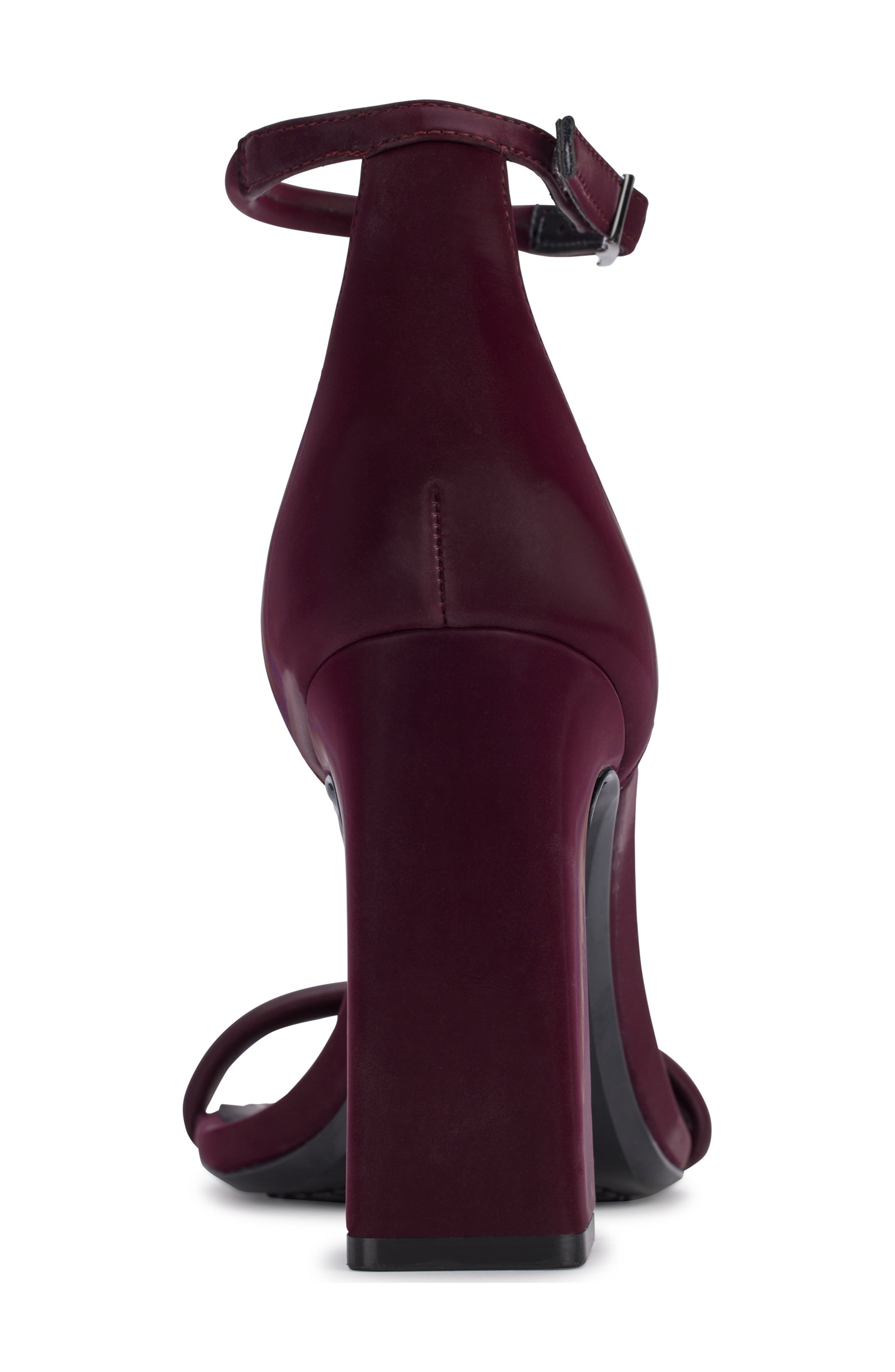 DKNY Waylin Ankle Strap Sandal, Alternate, color, Wine