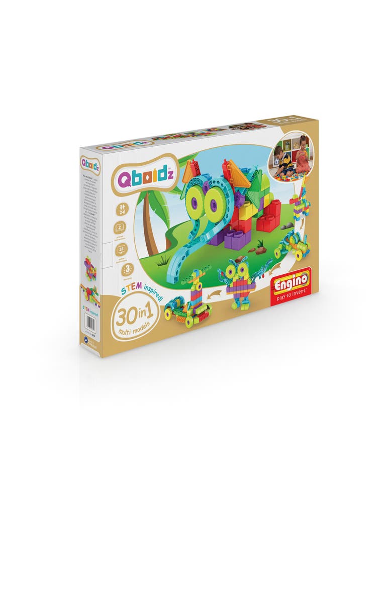 Engino Qboidz 30 in 1 Set Multi Models Building Kit, Main, color, Multicolored