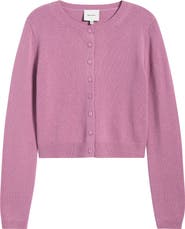 Reformation Clara Cashmere Crew Cardigan
