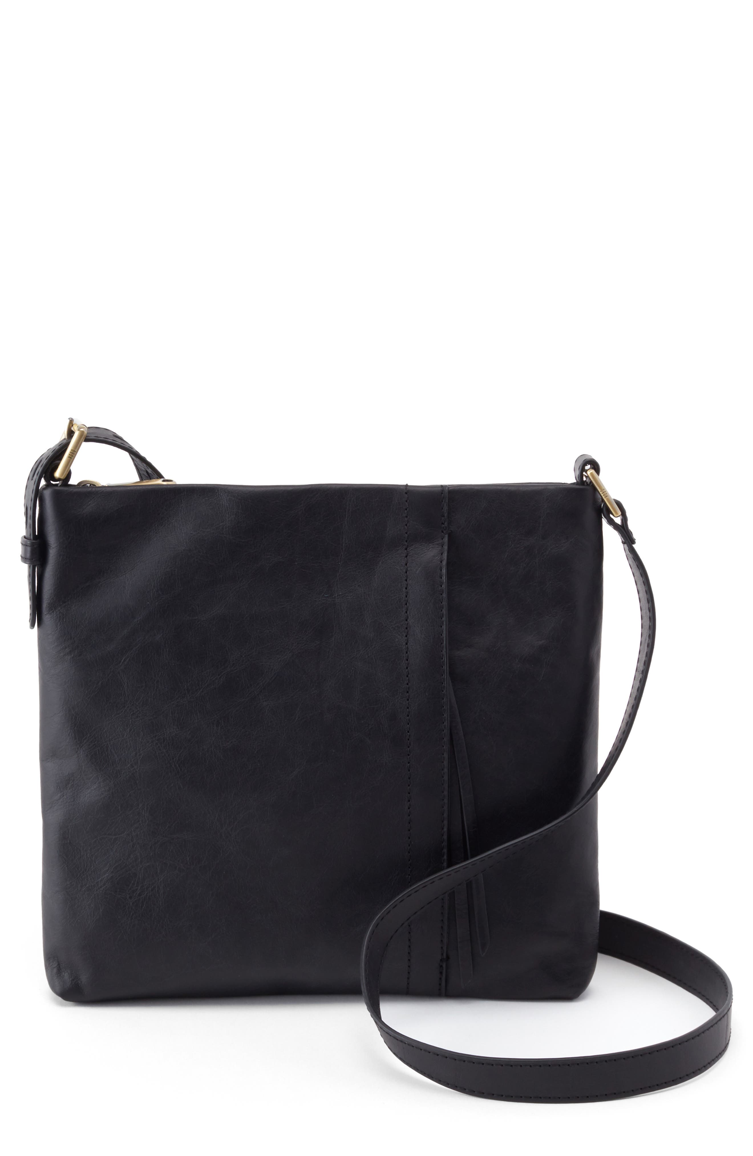 HOBO Leather Shoulder Bag, Main, color, 