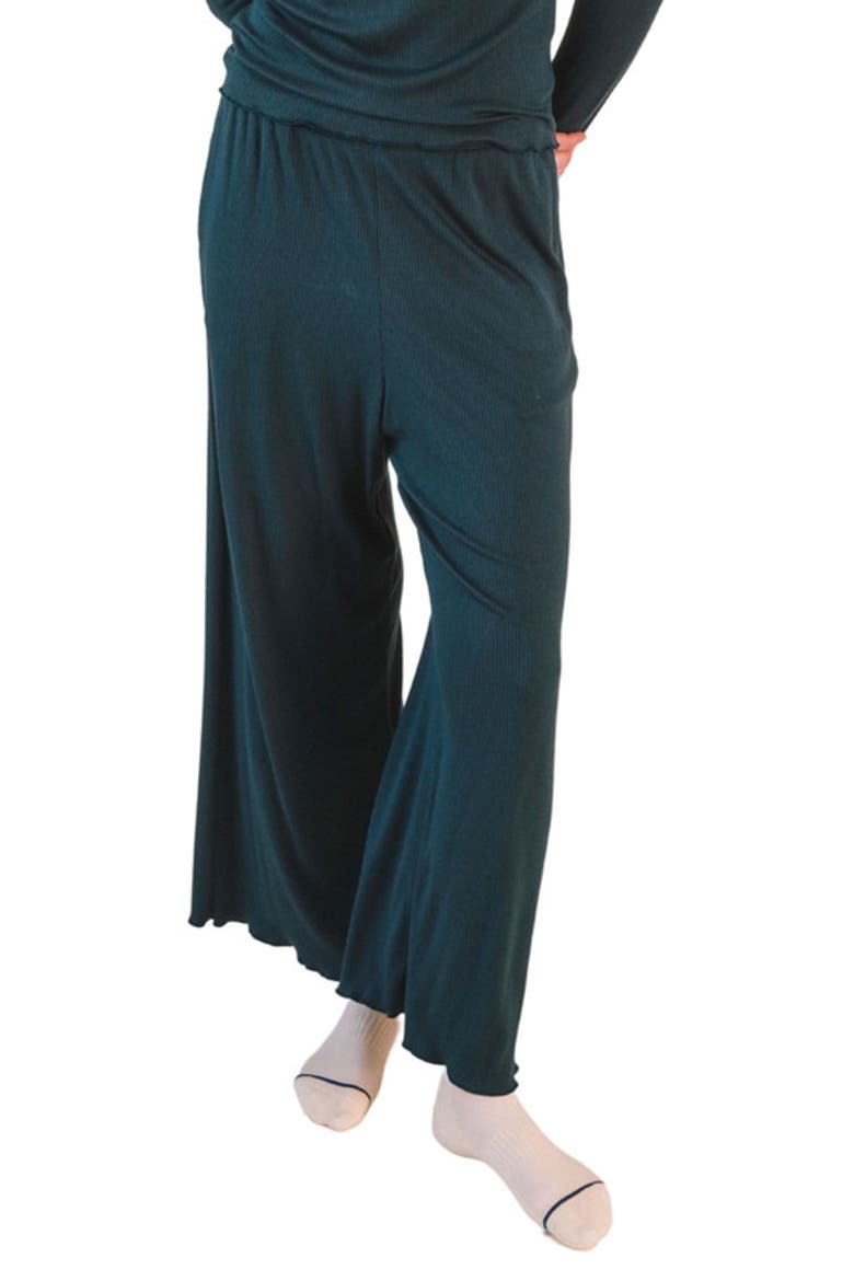 Hedy Plus Ribbed Modal Lounge Pant, Main, color, Pine