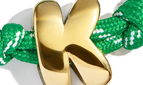 Baublebar Dive In Initial Bracelet In Gold