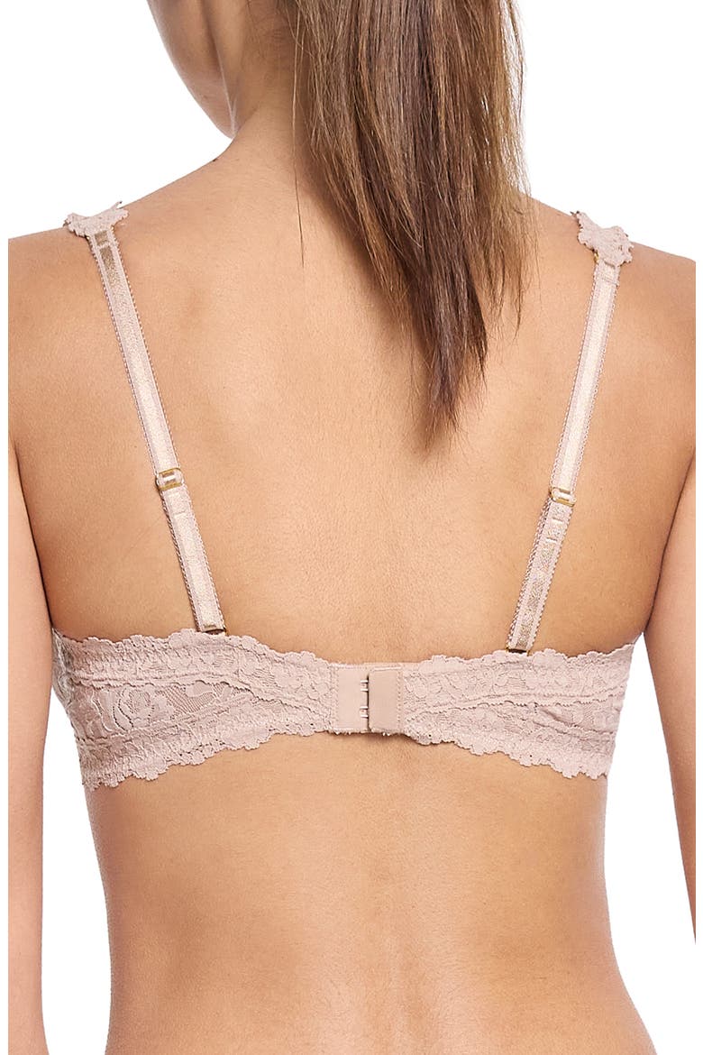 Signature Lace Underwire Balconette Bra, Alternate, color, CHAI