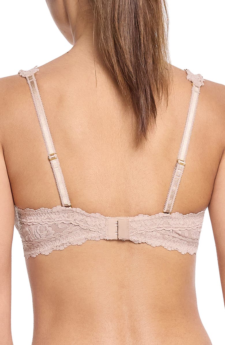Hanky Panky Signature Lace Underwire Balconette Bra, Alternate, color, Chai