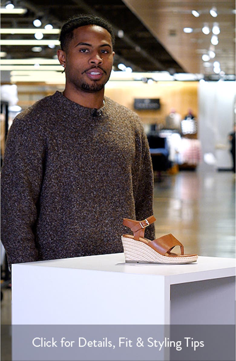 Hilo Ankle Strap Espadrille Platform Wedge Sandal, sales video thumbnail