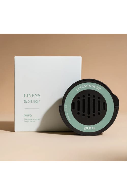 Pura Linens & Surf Car Dual Refill Pack In Linens And Surf