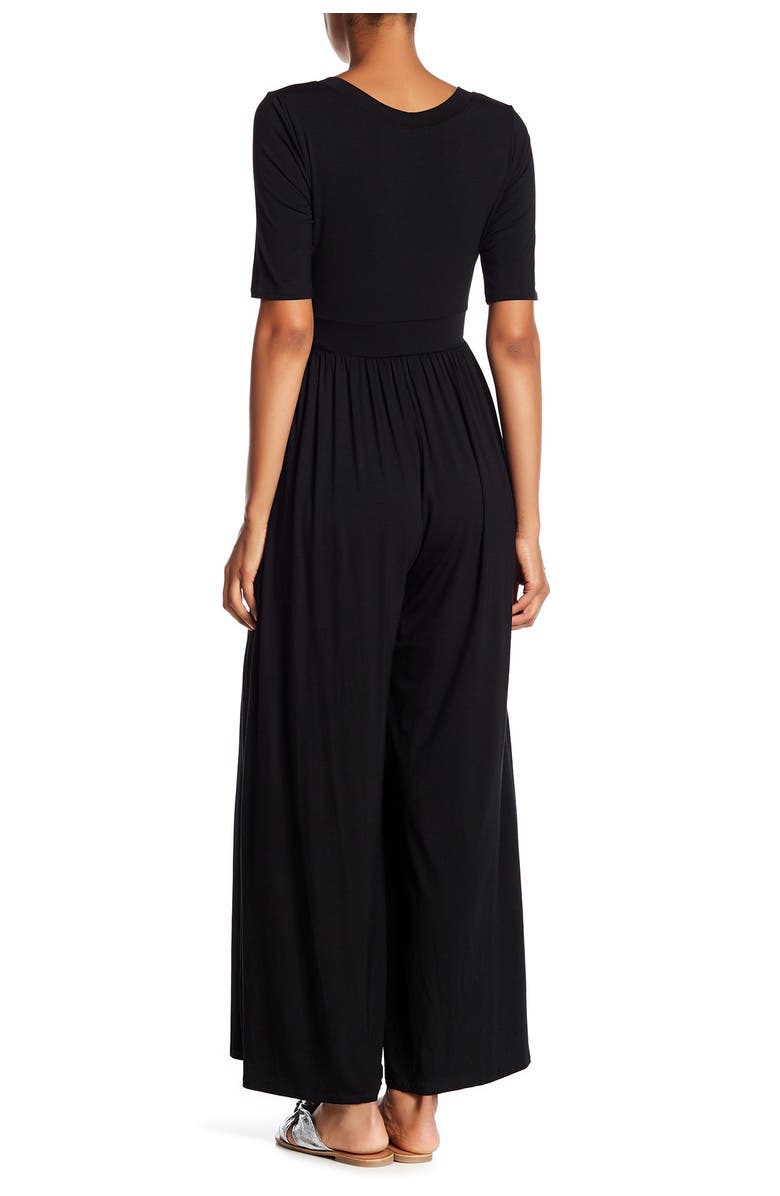 West Kei Elbow Sleeve Wide Leg Jumpsuit, Alternate, color, 