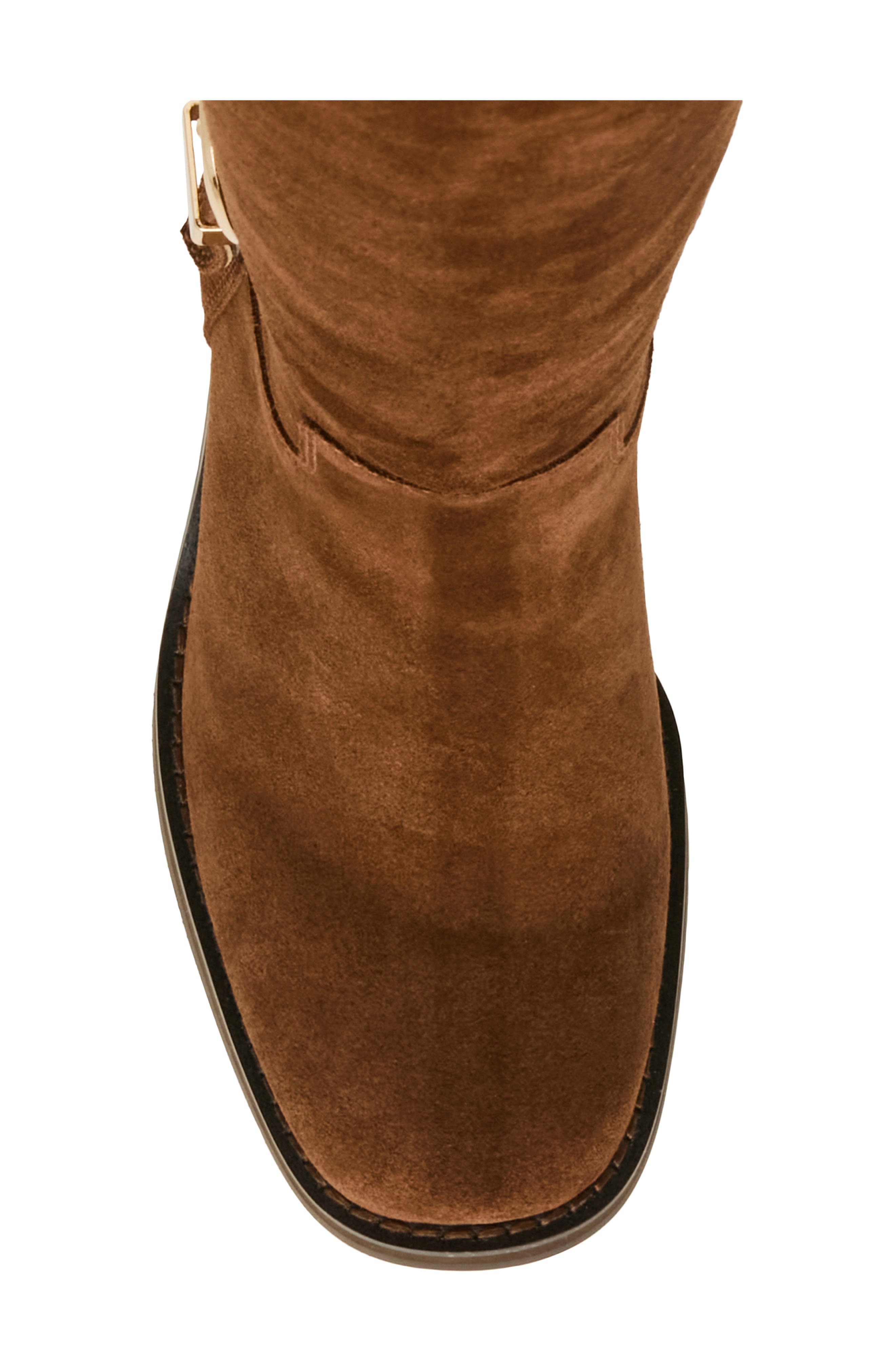 Nicky Waterproof Knee High Boot, Alternate, color, CHOCOLATE SUEDE
