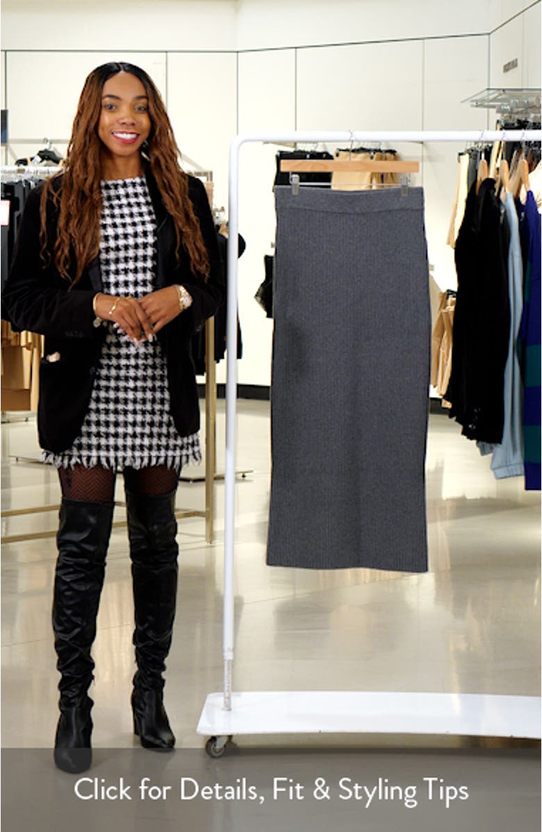 Isla Midi Sweater Skirt, sales video thumbnail