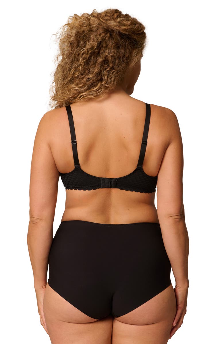 Simone Perele Subtile Underwire Minimizer Bra, Alternate, color, Black