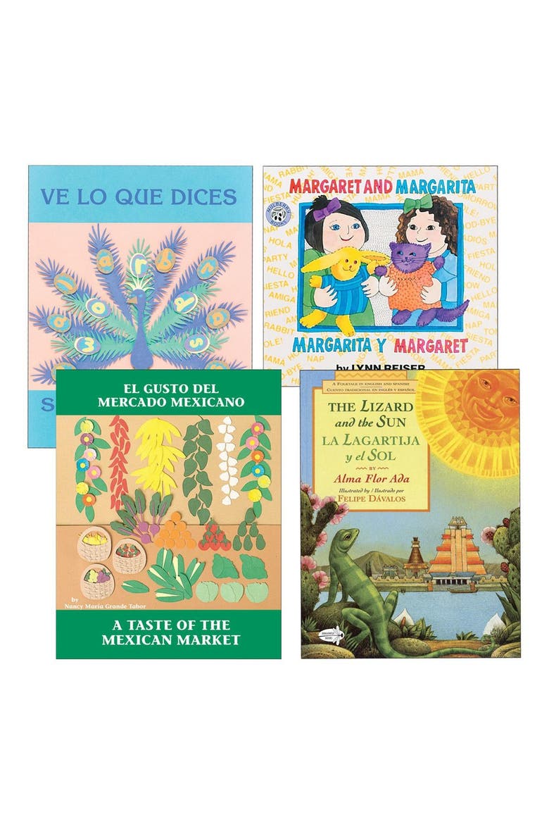 English and Spanish Story Books - Set of 8, Alternate, color, Red
