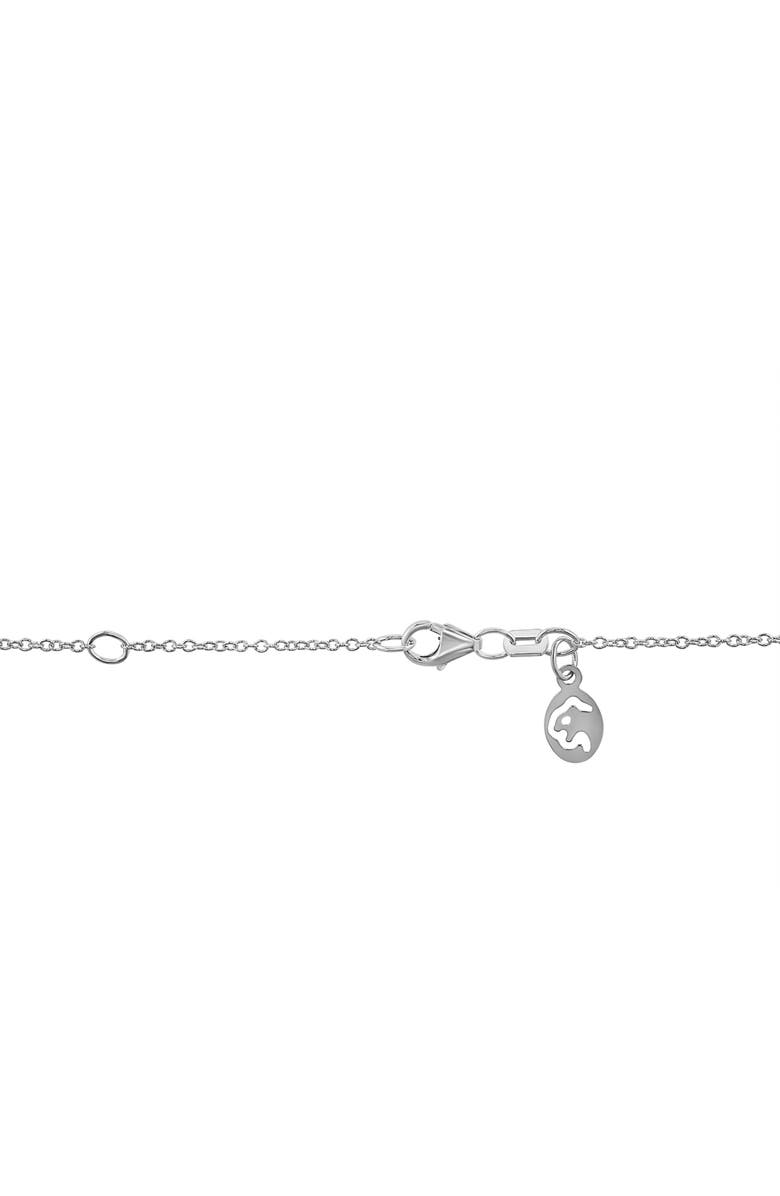 EFFY Sterling Silver Blue Topaz & Diamond Pendant Necklace, Alternate, color, Blue