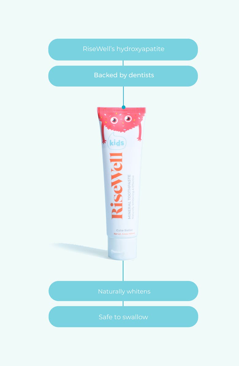 RISEWELL Cake Batter Kids' Mineral Toothpaste, Alternate, color,