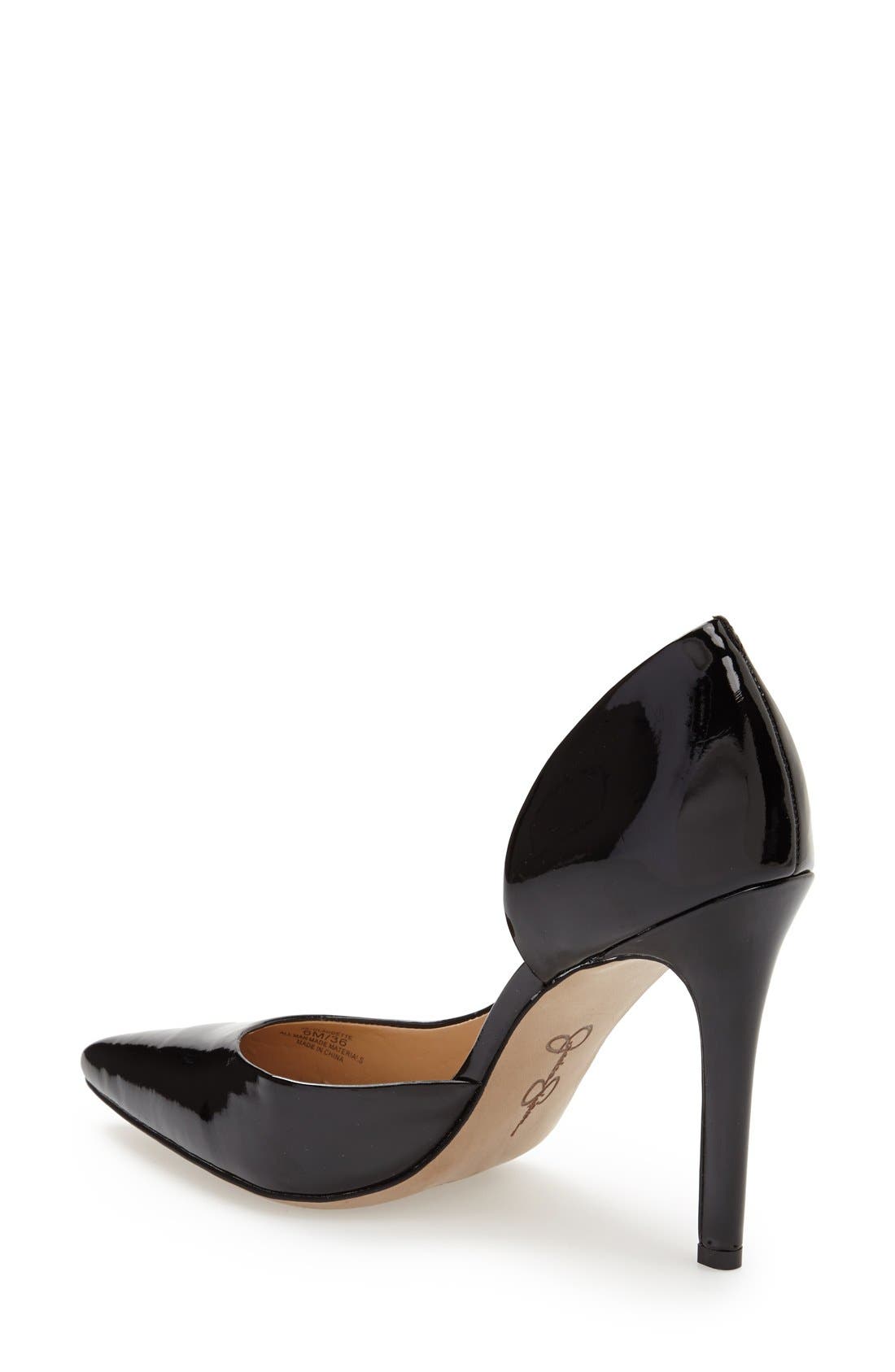 Jessica Simpson 'Claudette' Half d'Orsay Pump, Alternate, color, 