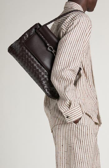 Bottega Veneta Medium Andiamo Leather Messenger Bag | Nordstrom