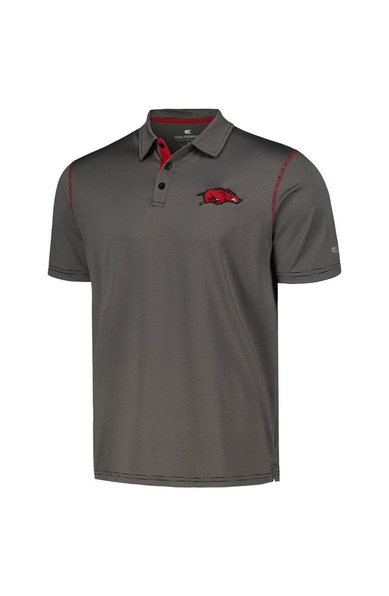 COLOSSEUM Men's Colosseum  Gray Arkansas Razorbacks Cameron Polo, Alternate, color, 